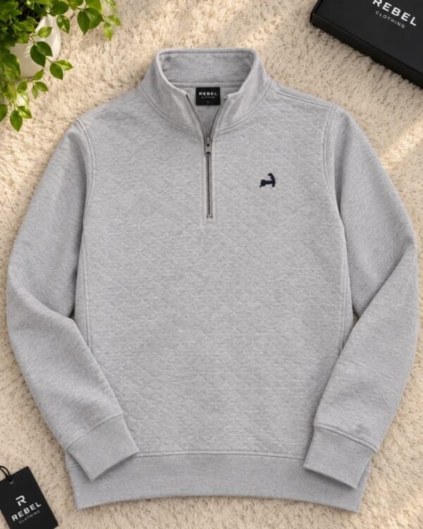 Quilted Quarter-Zip