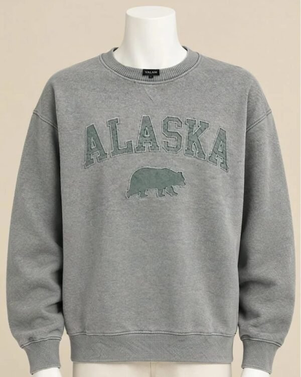 Alaska Bear Sweatshirt, grey
